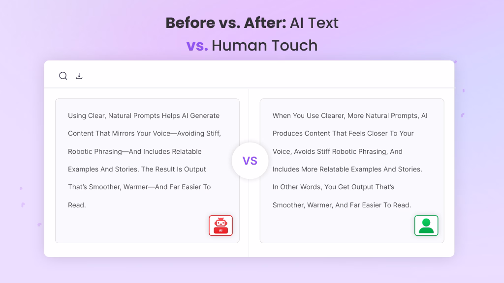 Before vs. After: How AI Content Transforms When You Add a Human Touch