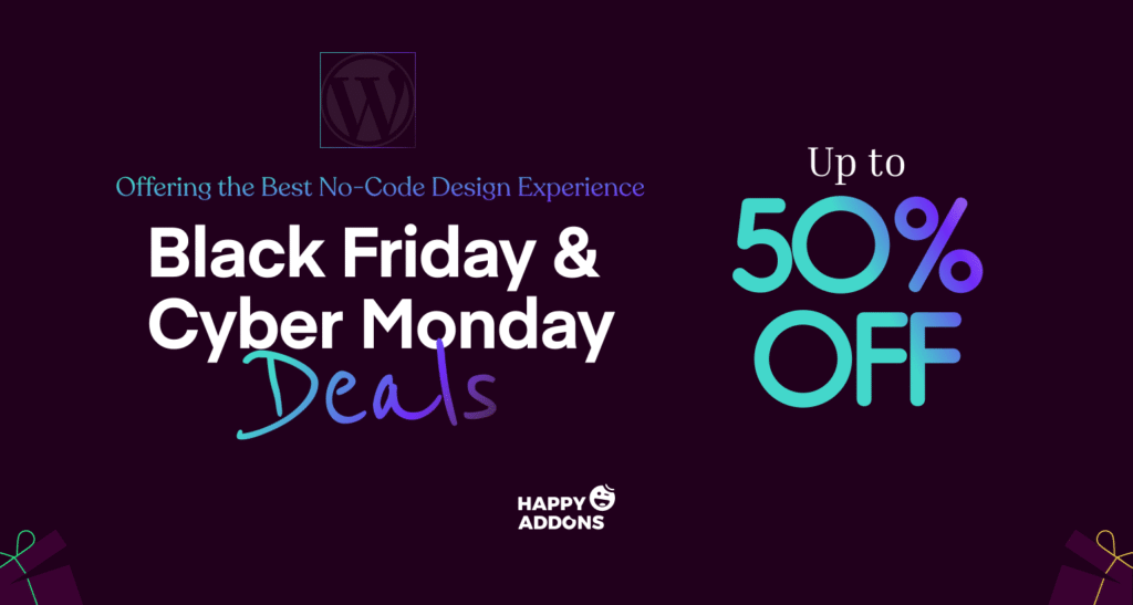 HappyAddons for Elementor BFCM Discount Banner