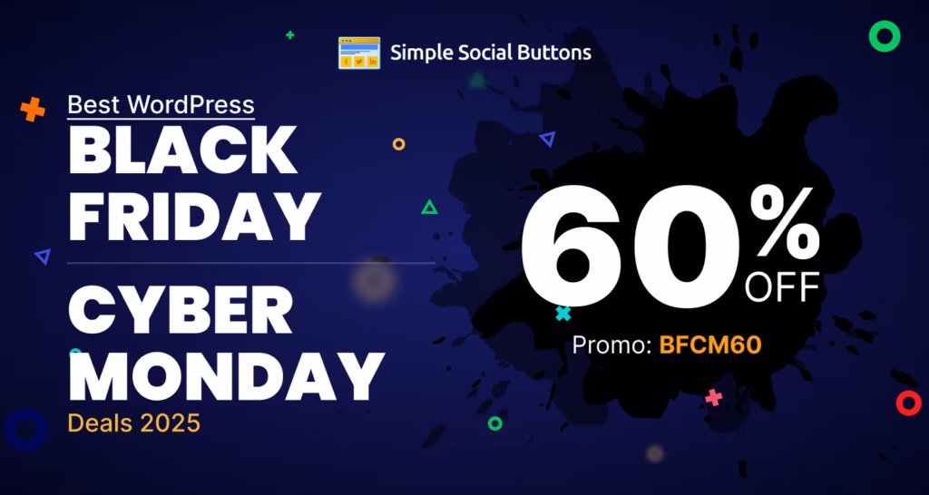 Simple Social Buttons – 60% OFF