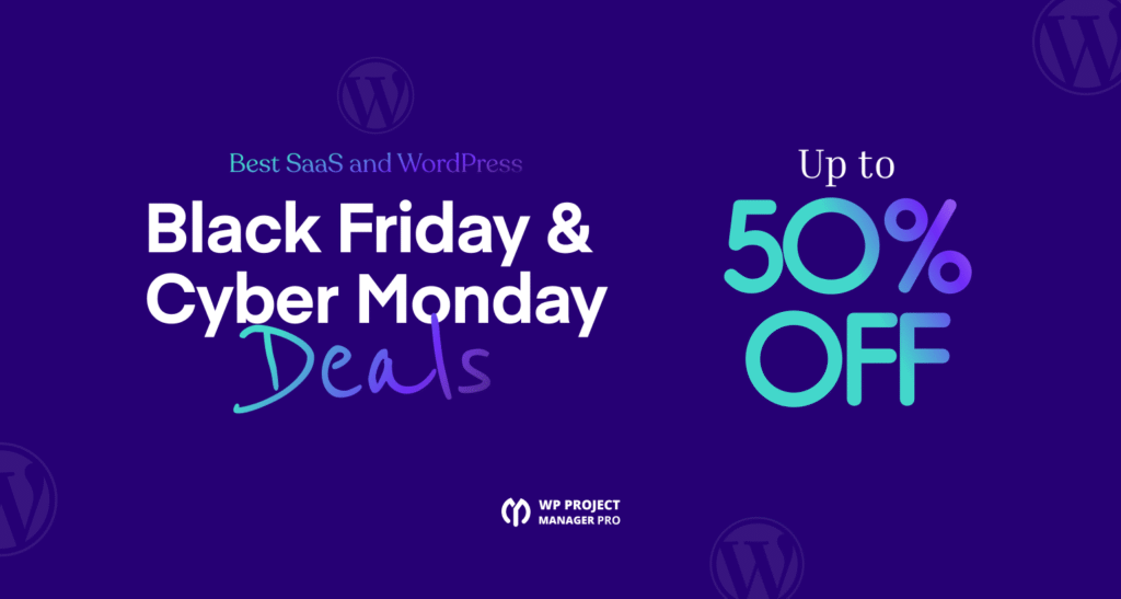 WP Project Manager BFCM Discount Banner
