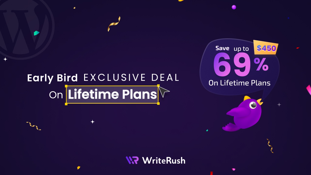 WriteRush BFCM Deals