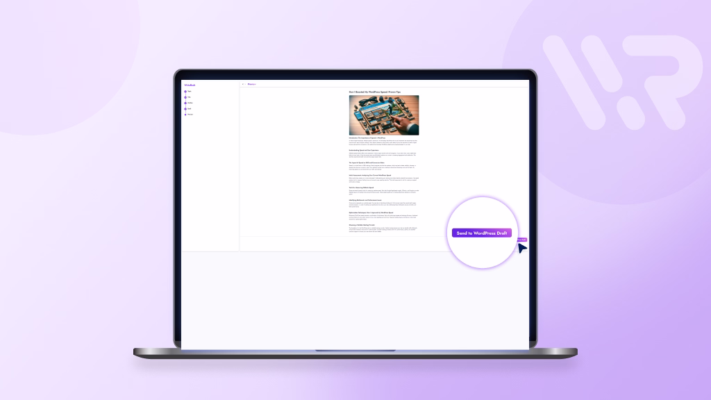Send Publish-Ready Blog Directly to WordPress Draft