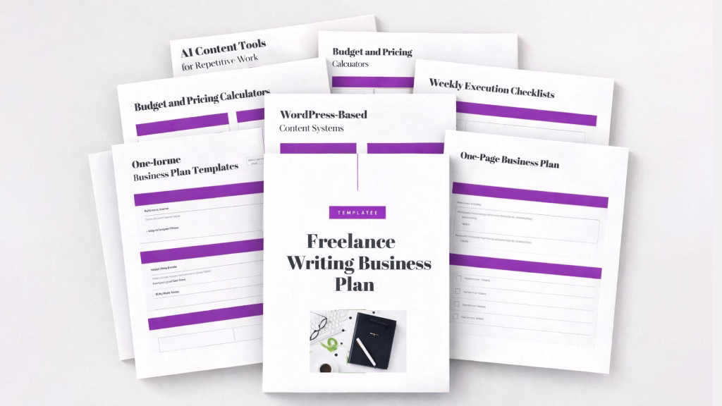 Templates, Tools, and Resources for Freelance Writing Business Plan