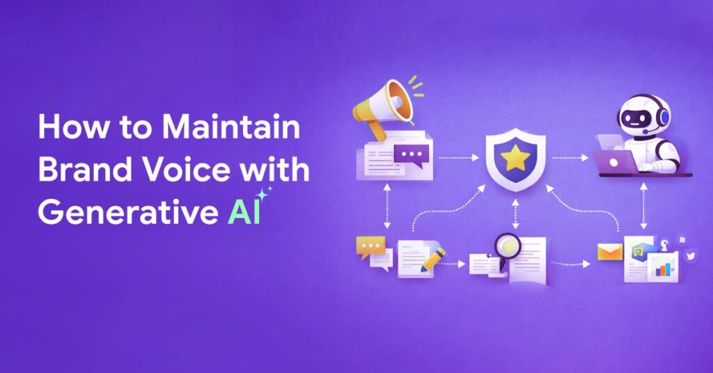 how to maintain brand voice with generative ai