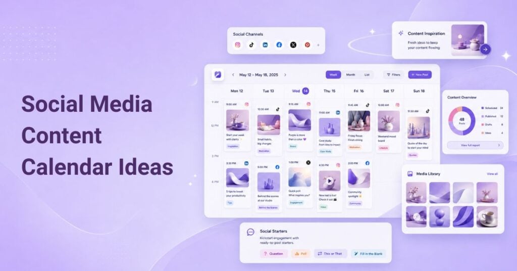 Social Media Content Calendar Ideas
