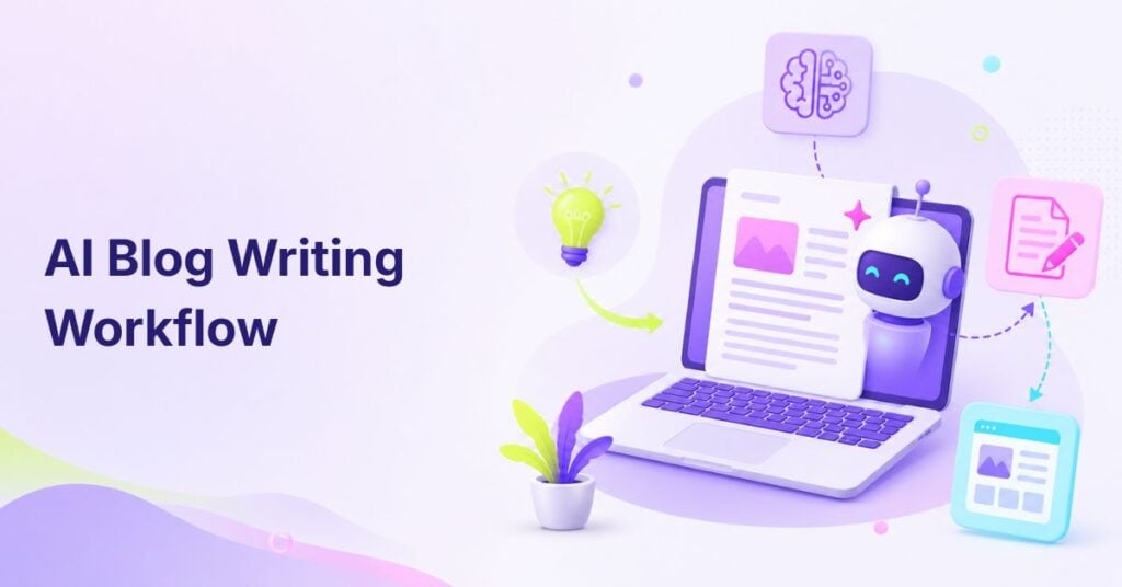 ai blog writing workflow