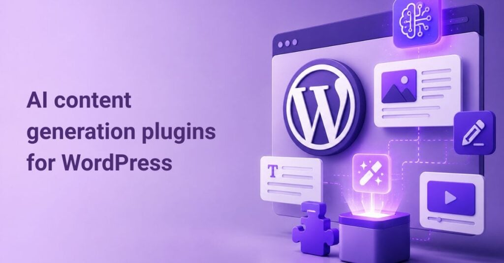 AI content generation plugins for WordPress