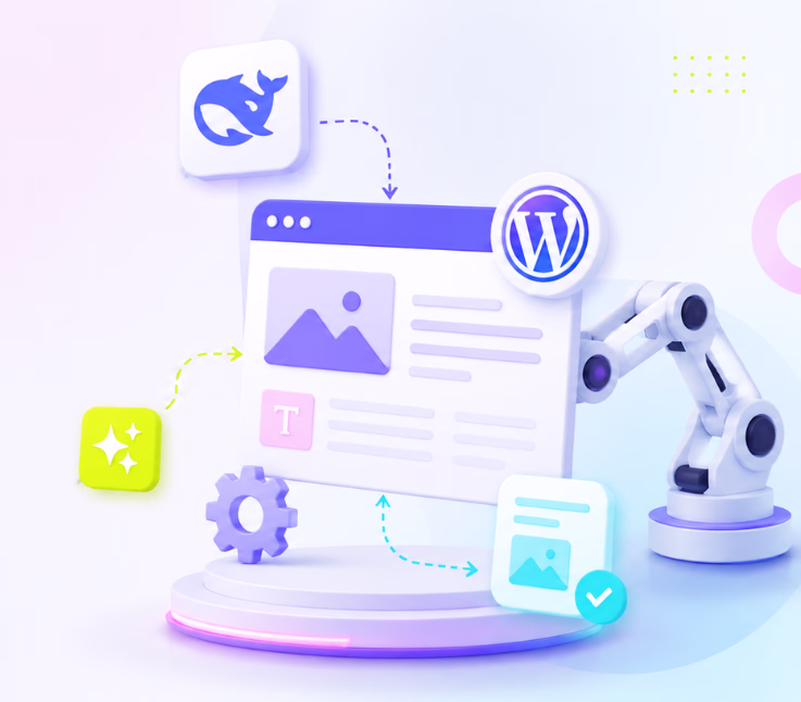 automate wordpress content generation with deepseek