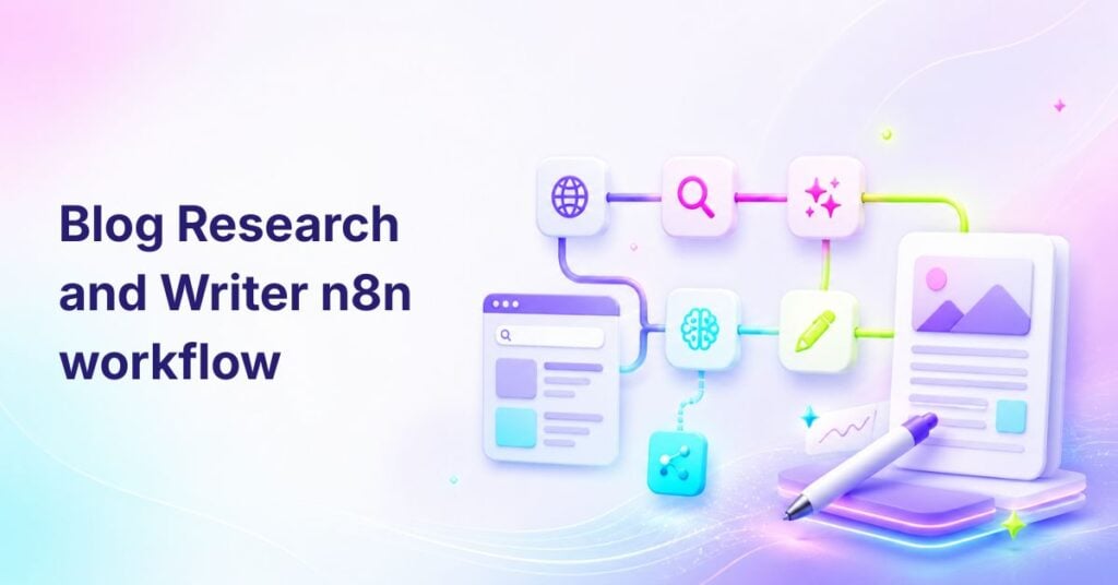 blog research and writer n8n workflow