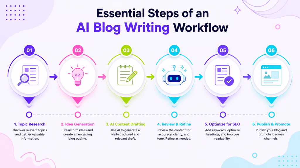 Essential Steps of an AI Blog Writing Workflow
