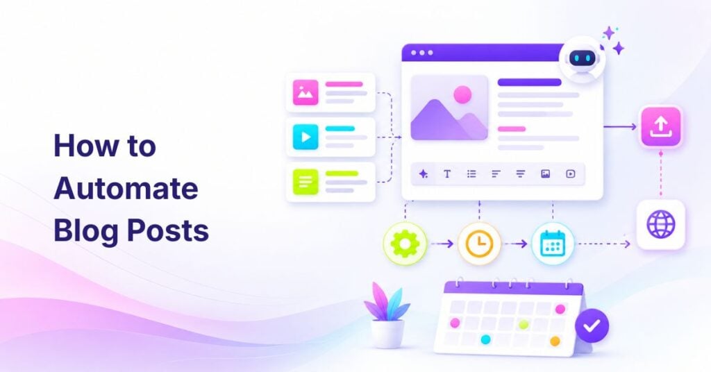 how to automate blog posts