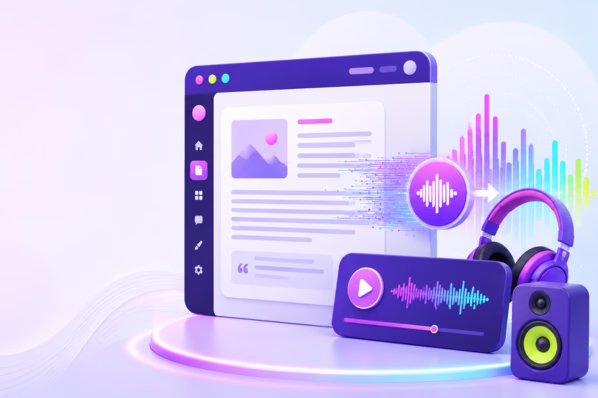 turn blogs into audio on wordpress