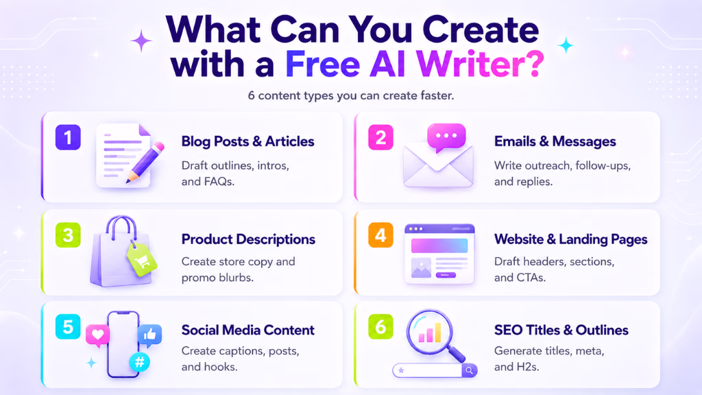 What Can You Create with a Free AI Writer?