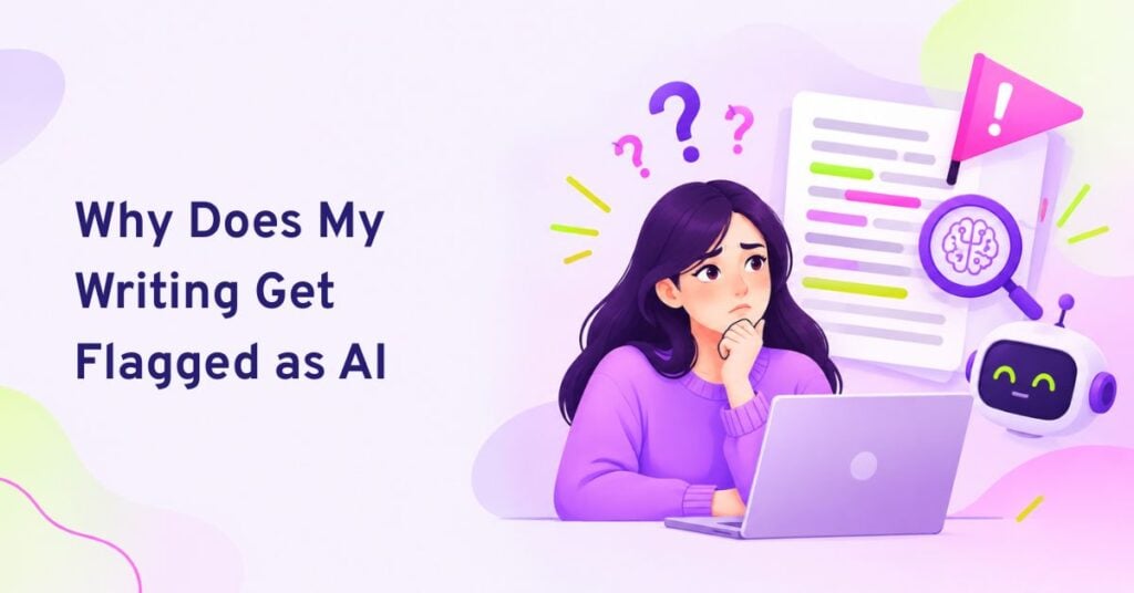 why does my writing get flagged as ai​